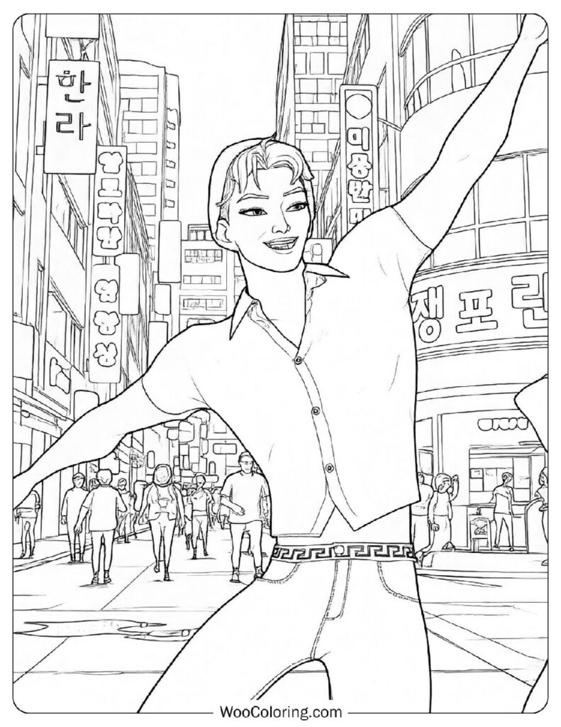 40 KPop Demon Hunters Coloring Pages Free PDF To Print Woo Coloring 40 KPop Demon Hunters Coloring Pages Free PDF To Print Woo Coloring