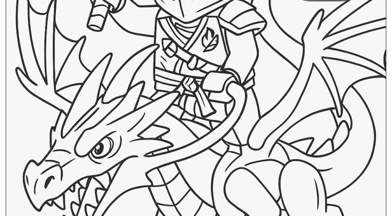 40 Ninjago Coloring Pages Free PDF PNG Printables