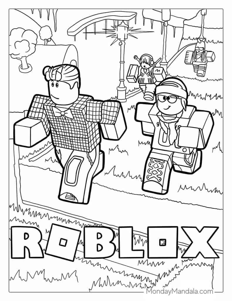 40 Roblox Coloring Pages Free PDF Printables 