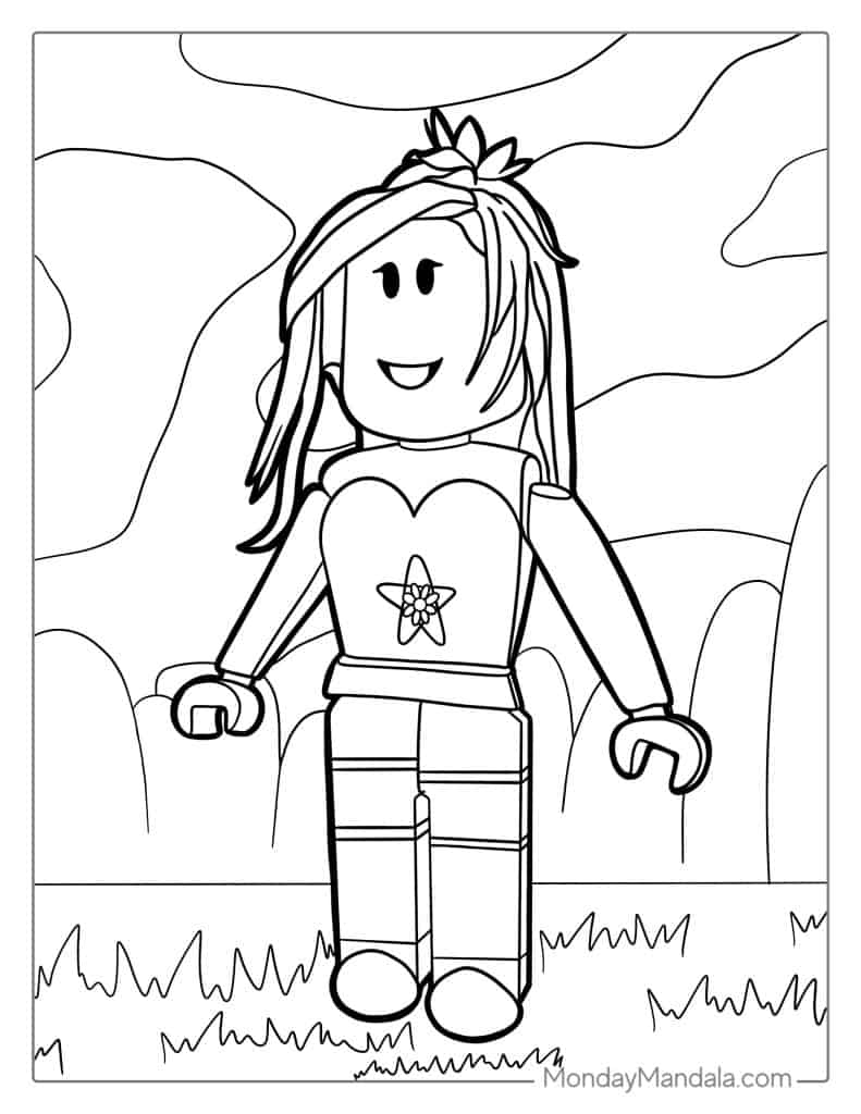 coloring pages roblox coloring pages roblox