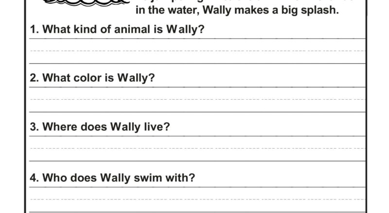 40 Scholastic 1st Grade Reading Comprehension Skills Worksheets Worksheets Library