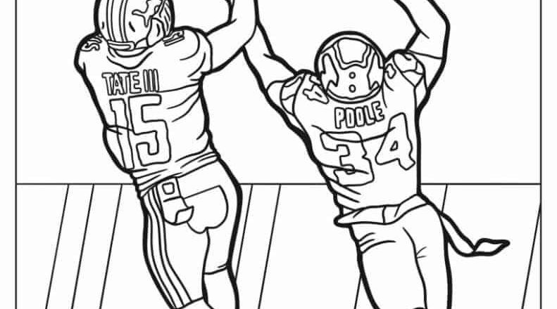 42 Football Coloring Pages Free PDF Printables