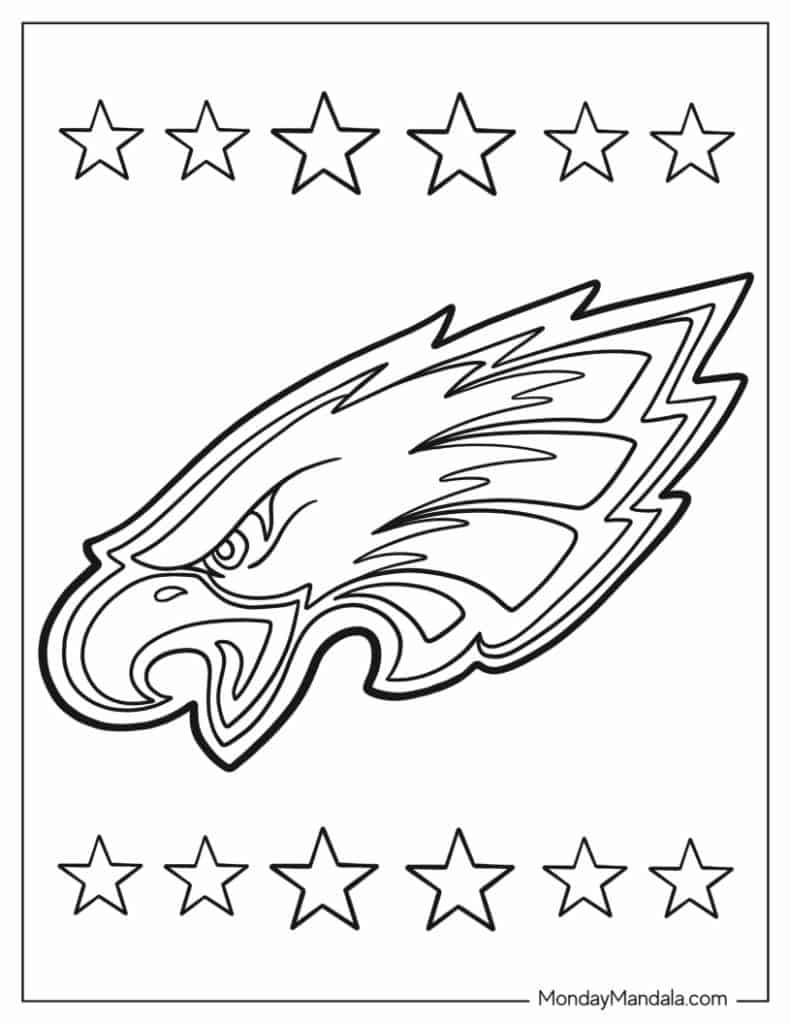 eagles coloring pages