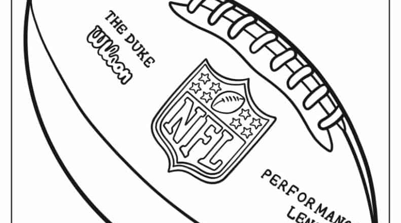 42 Football Coloring Pages Free PDF Printables