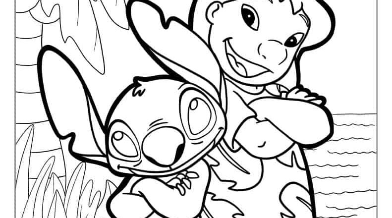 42 Lilo Stitch Coloring Pages Free PDF Printables