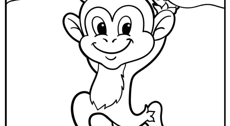 42 Monkey Coloring Pages 100 Free Printables