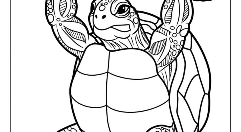 42 Turtle Coloring Pages Free Printables For All Ages