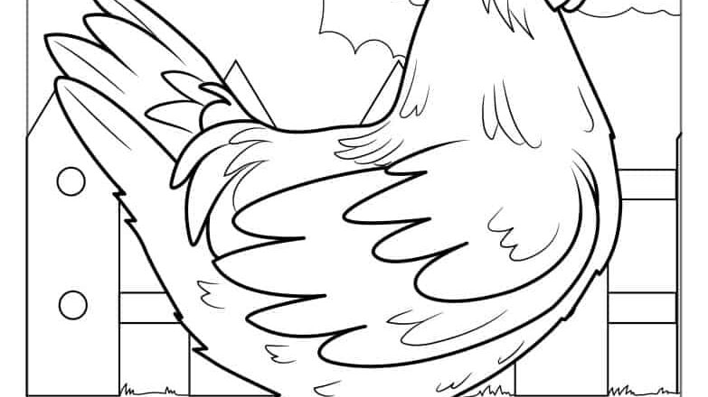 44 Chicken Coloring Pages Free PDF Printables