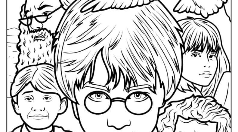 44 Harry Potter Coloring Pages Free PDF Printables