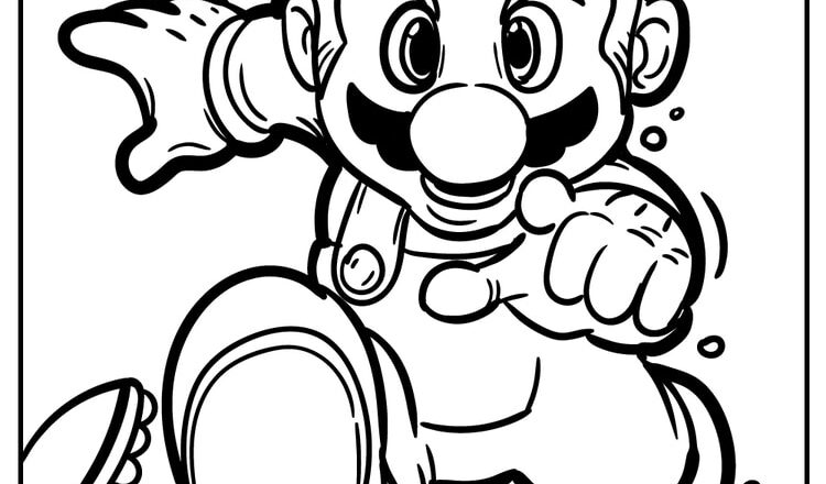 45 Super Mario Coloring Pages 100 Free Printables
