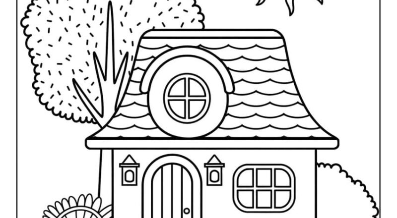 47 House Coloring Pages Free Printables For All Ages