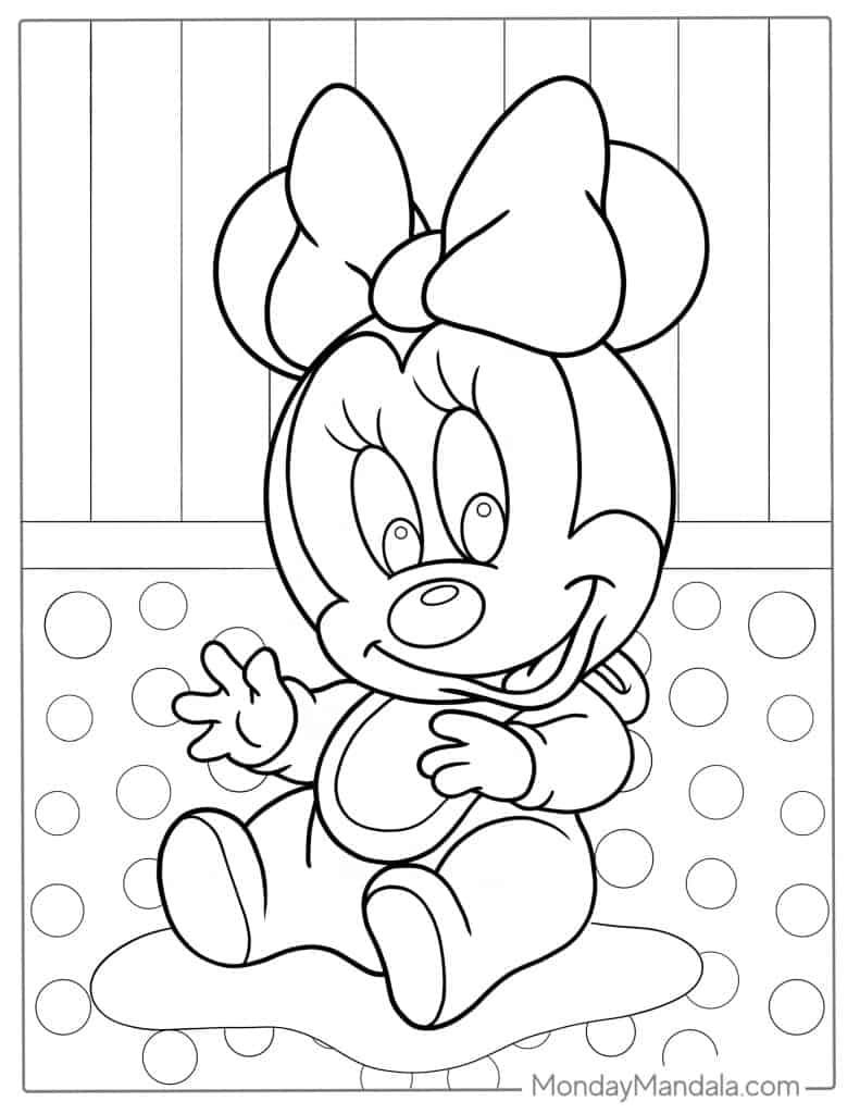 47 Minnie Mouse Coloring Pages Free PDF Printables 