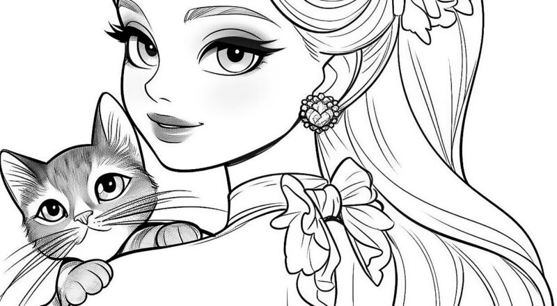 48 Barbie Coloring Pages For Kids And Adults Our Mindful Life