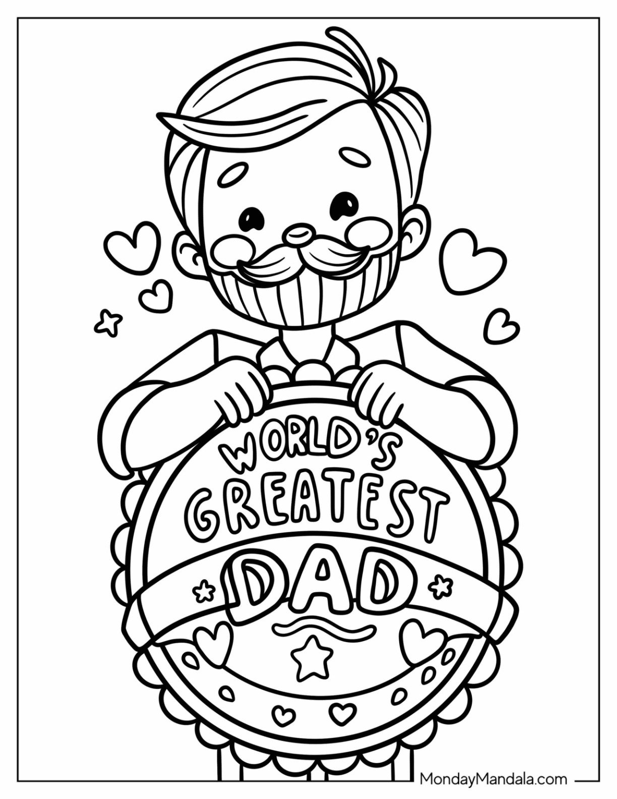 48 Father s Day Coloring Pages Free PDF Printables 48 Father s Day Coloring Pages Free PDF Printables