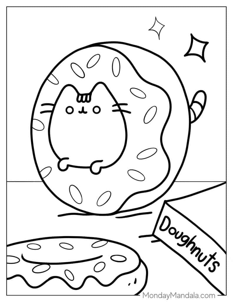 48 Pusheen Coloring Pages Free PDF Printables 48 Pusheen Coloring Pages Free PDF Printables