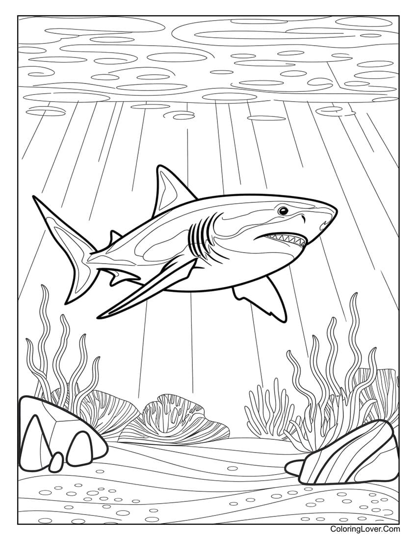 48 Shark Coloring Pages Free Printables For All Ages 