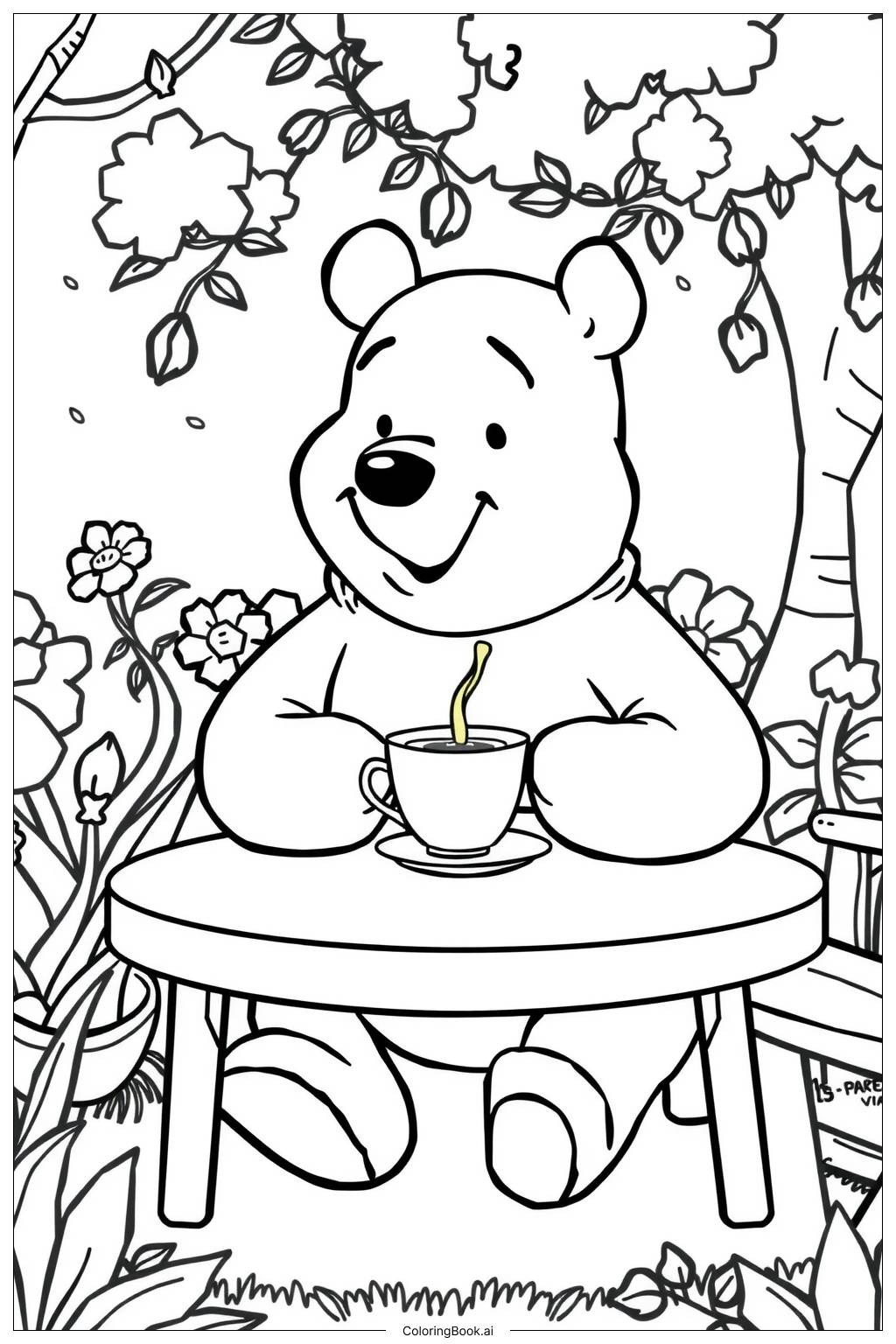 pooh coloring pages