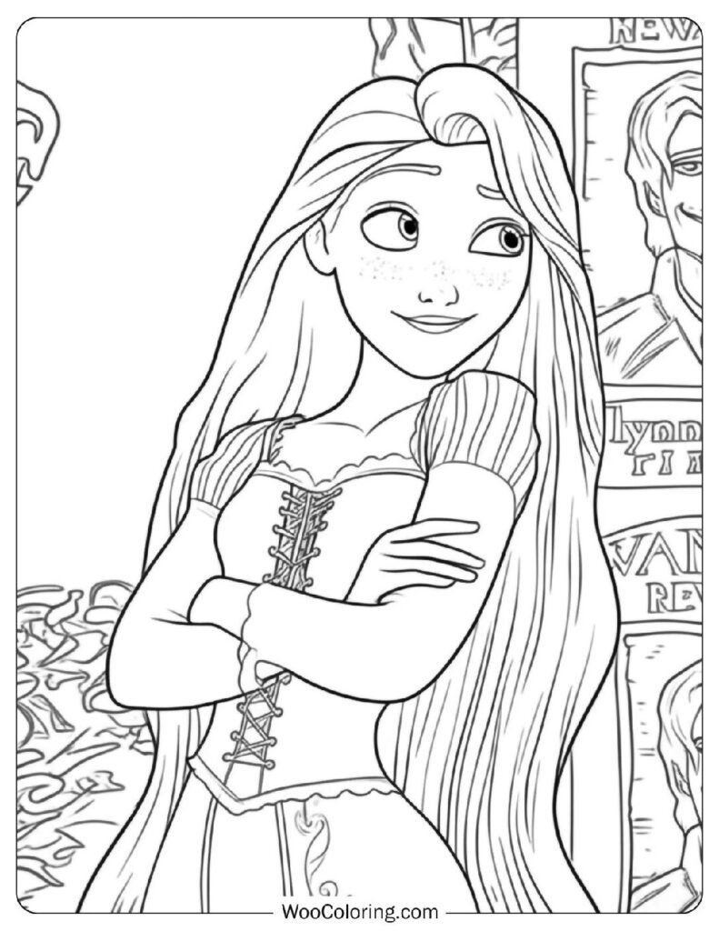 girls coloring pages