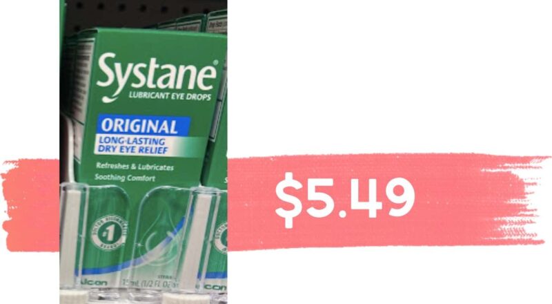 5 49 Systane Eye Drops Kroger Mega Deal Southern Savers