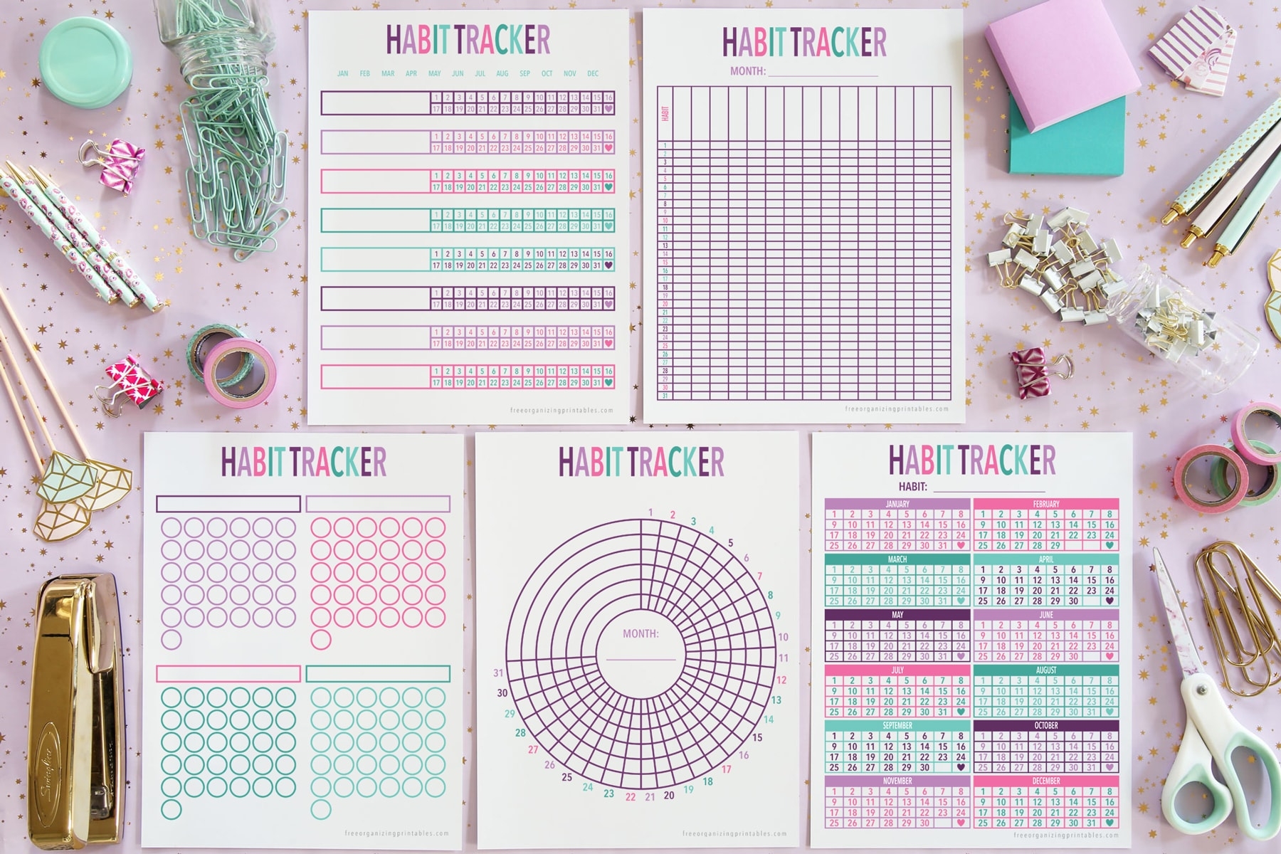 free printable habit tracker