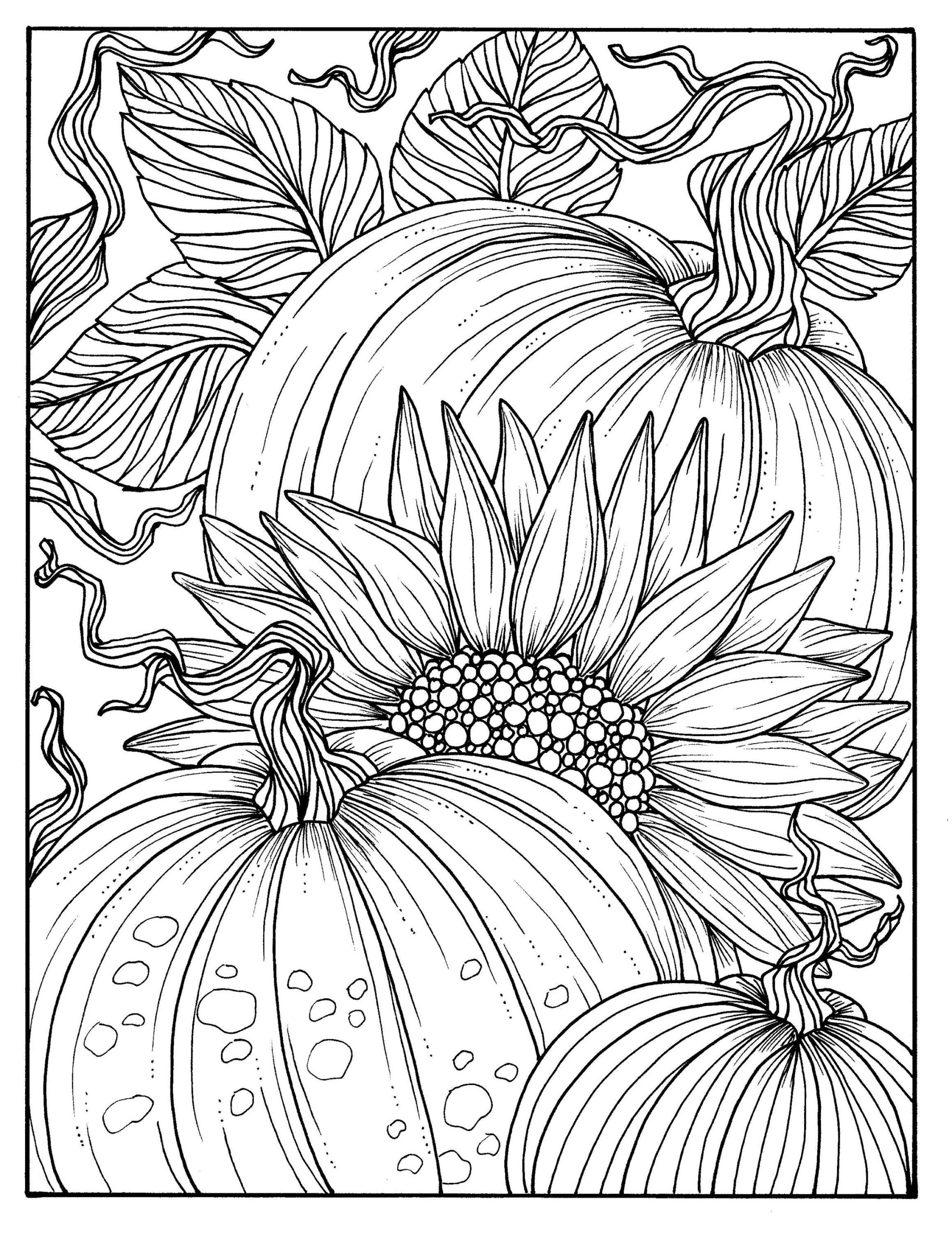 autumn coloring pages for adults autumn coloring pages for adults