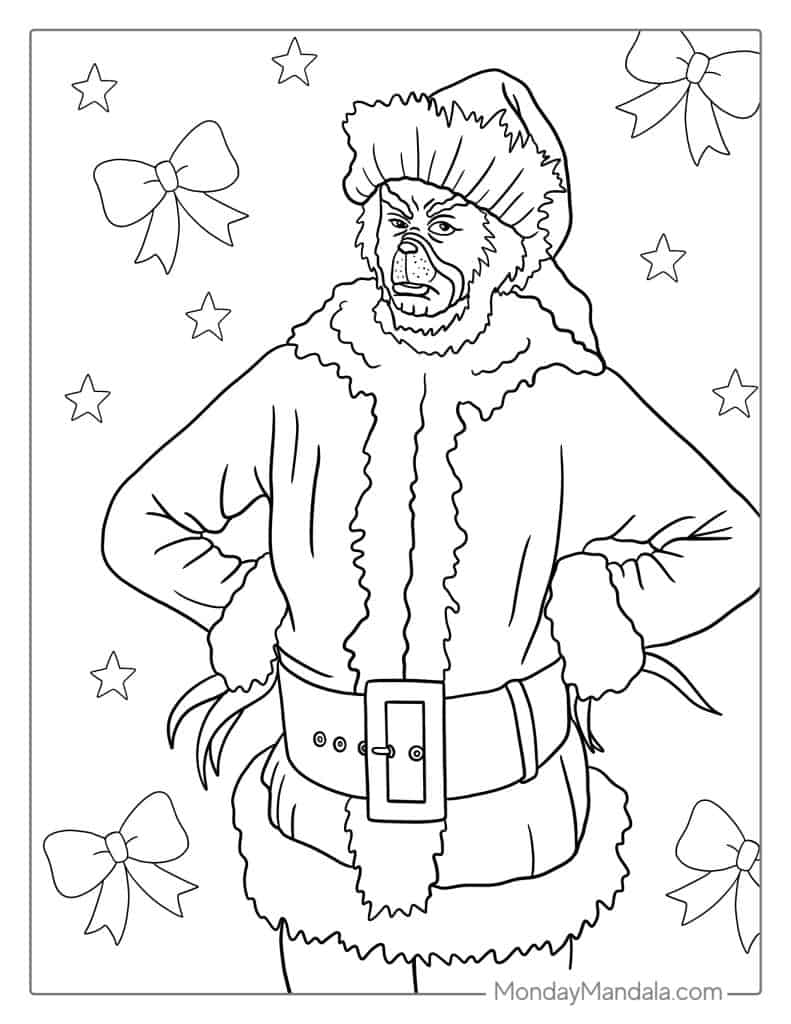 grinch coloring pages grinch coloring pages