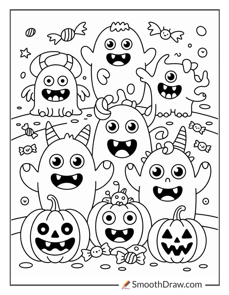 51 Halloween Coloring Pages Free PDF Printables Smooth Draw 51 Halloween Coloring Pages Free PDF Printables Smooth Draw