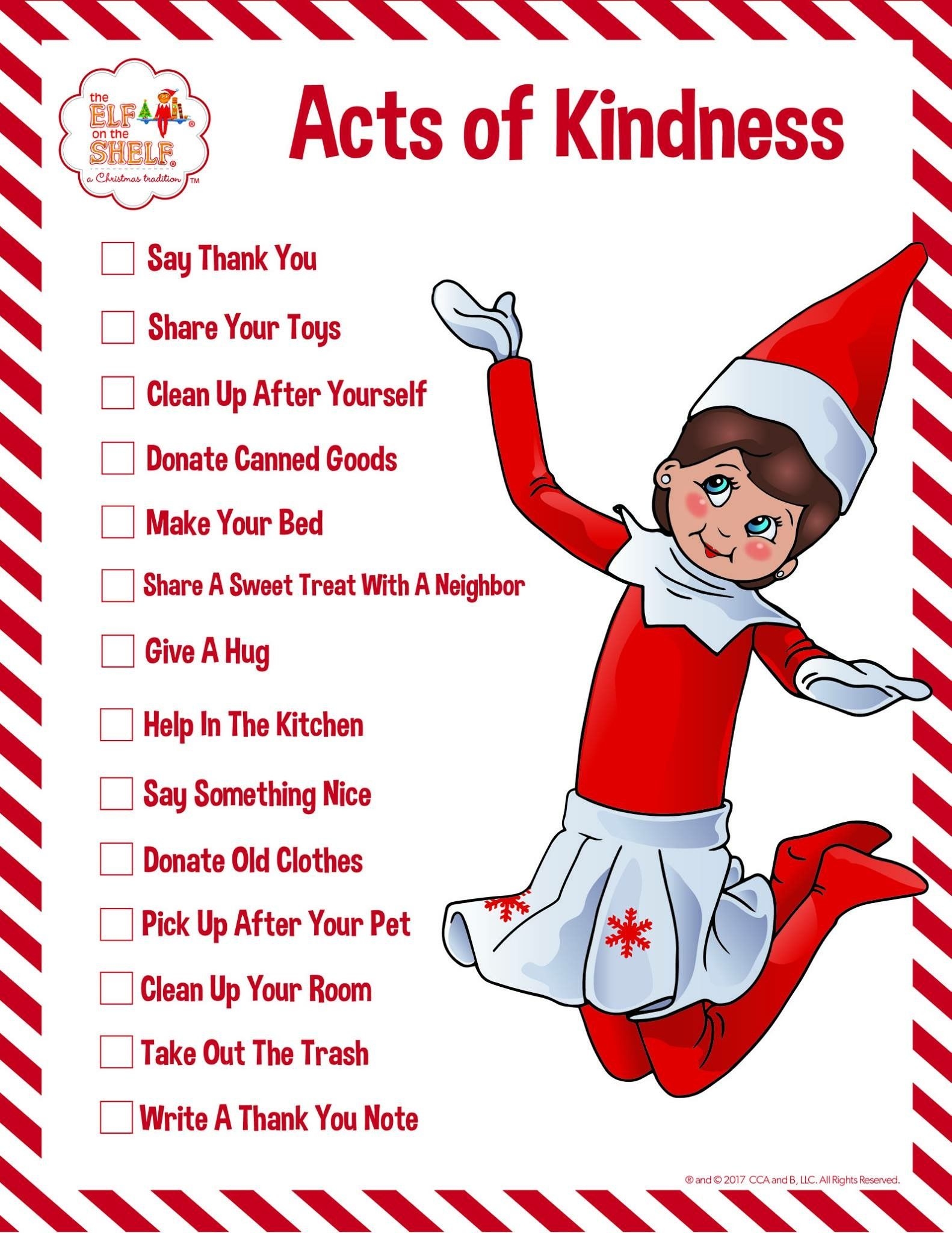 elf on the shelf printables