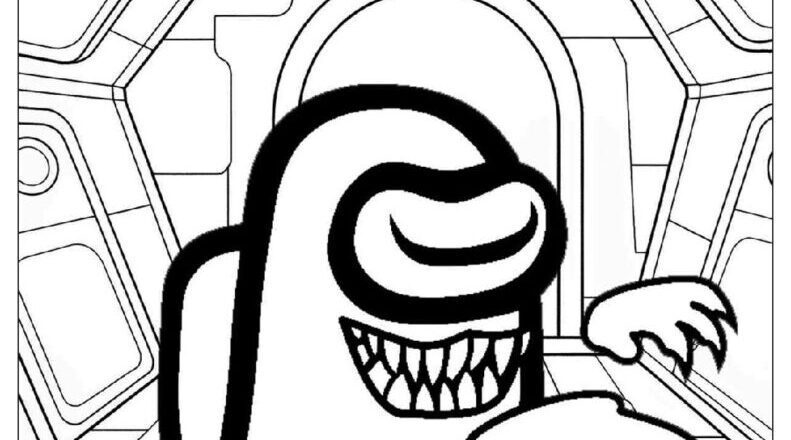 52 Among Us Coloring Pages Free PDF To Print Woo Coloring