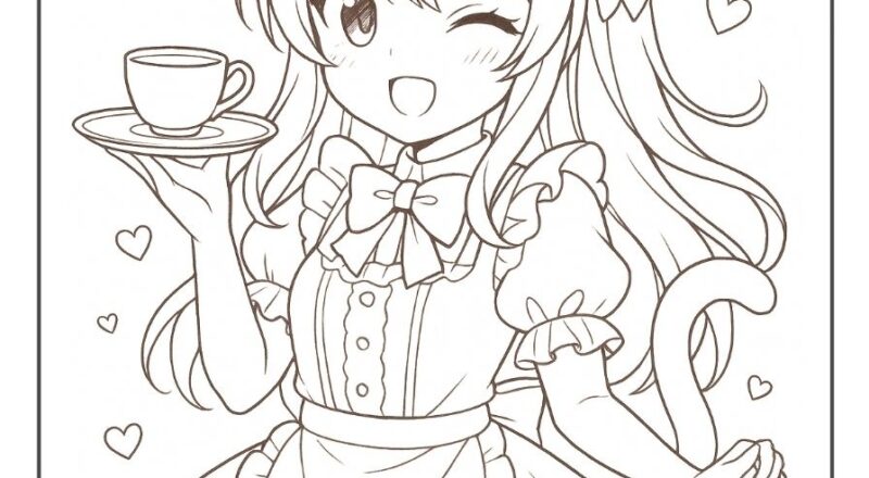 52 Anime Coloring Pages Smooth Draw