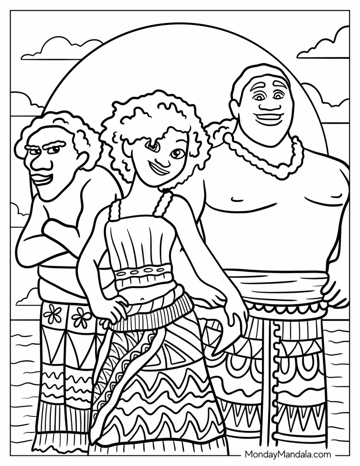 52 Moana Coloring Pages Free PDF Printables 52 Moana Coloring Pages Free PDF Printables
