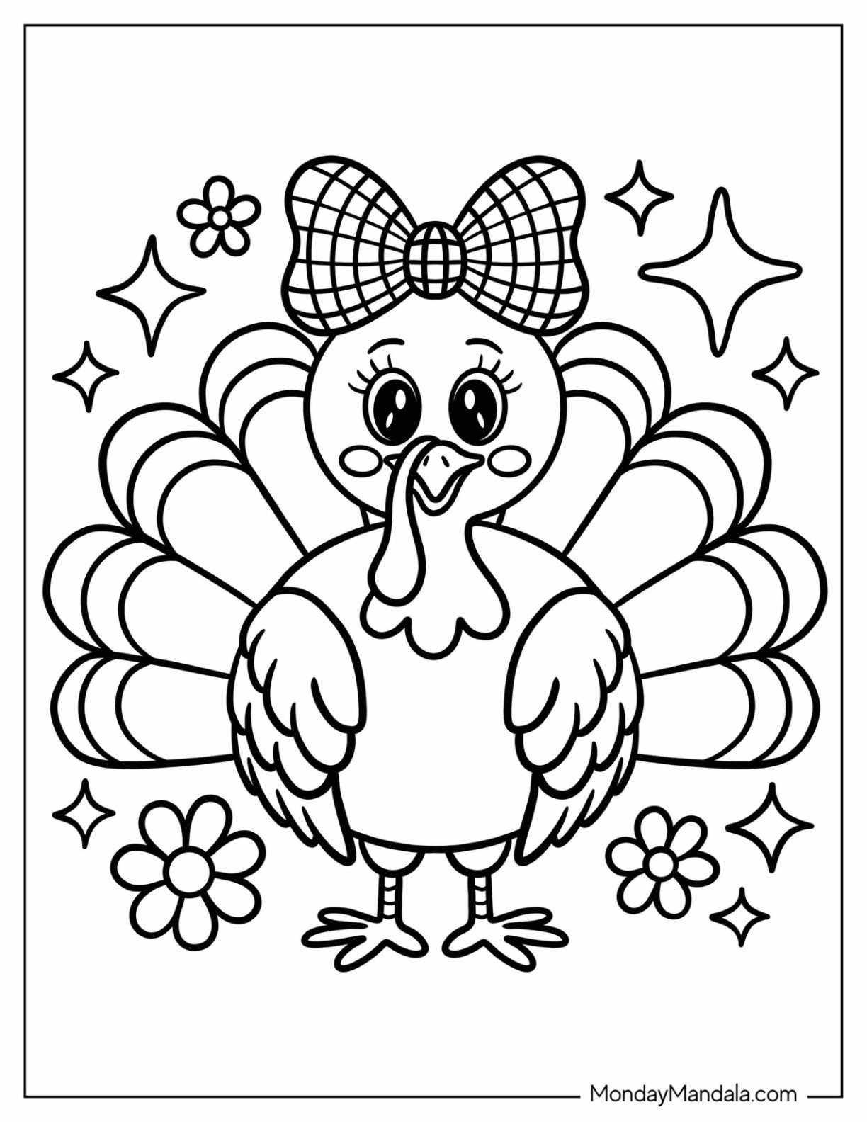 52 Turkey Coloring Pages Free PDF Printables 52 Turkey Coloring Pages Free PDF Printables