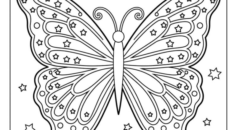 54 Butterfly Coloring Pages Free Printables For All Ages