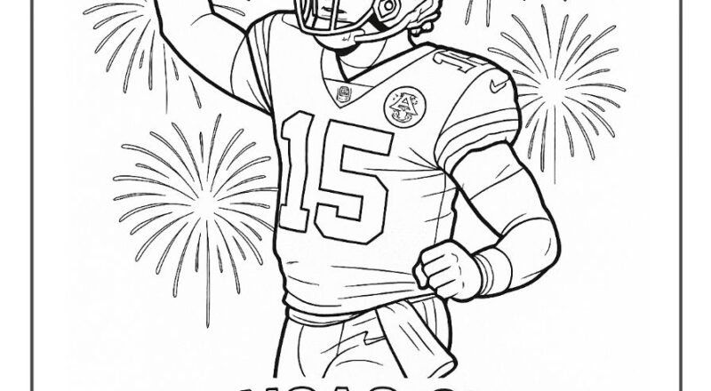 54 Kansas City Chiefs Coloring Pages Smooth Draw