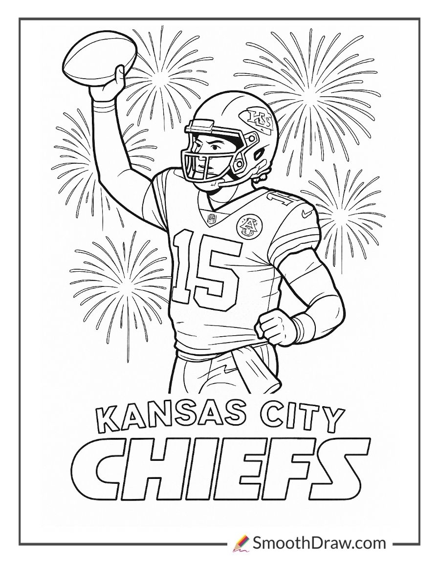 54 Kansas City Chiefs Coloring Pages Smooth Draw 54 Kansas City Chiefs Coloring Pages Smooth Draw