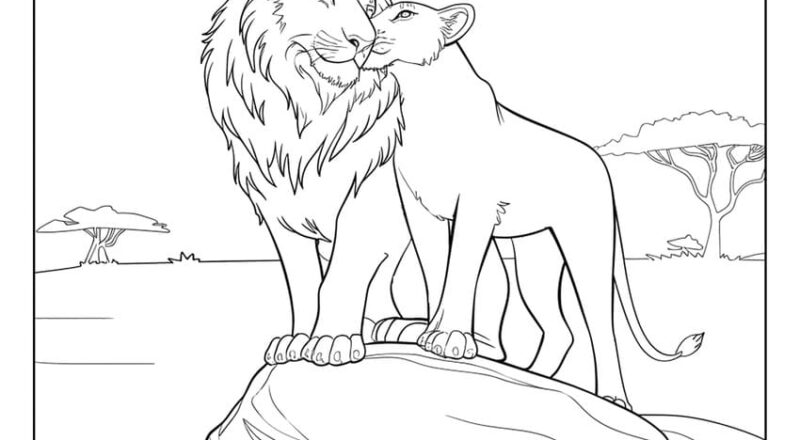 54 Lion Coloring Pages Free Printables For All Ages