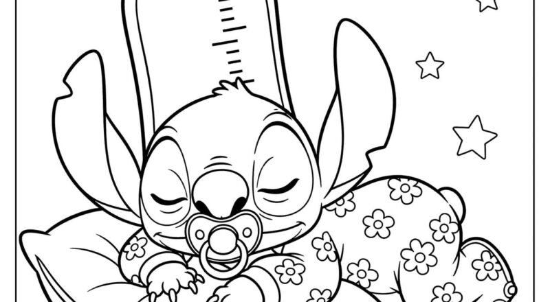 54 Stitch Coloring Pages Free Printables For All Ages