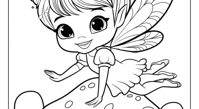 55 Fairy Coloring Pages Free Printables For All Ages