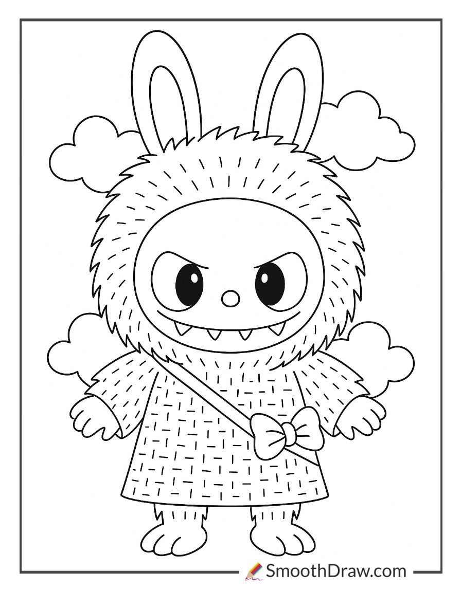 56 Labubu Coloring Pages Free PDF Printables Smooth Draw