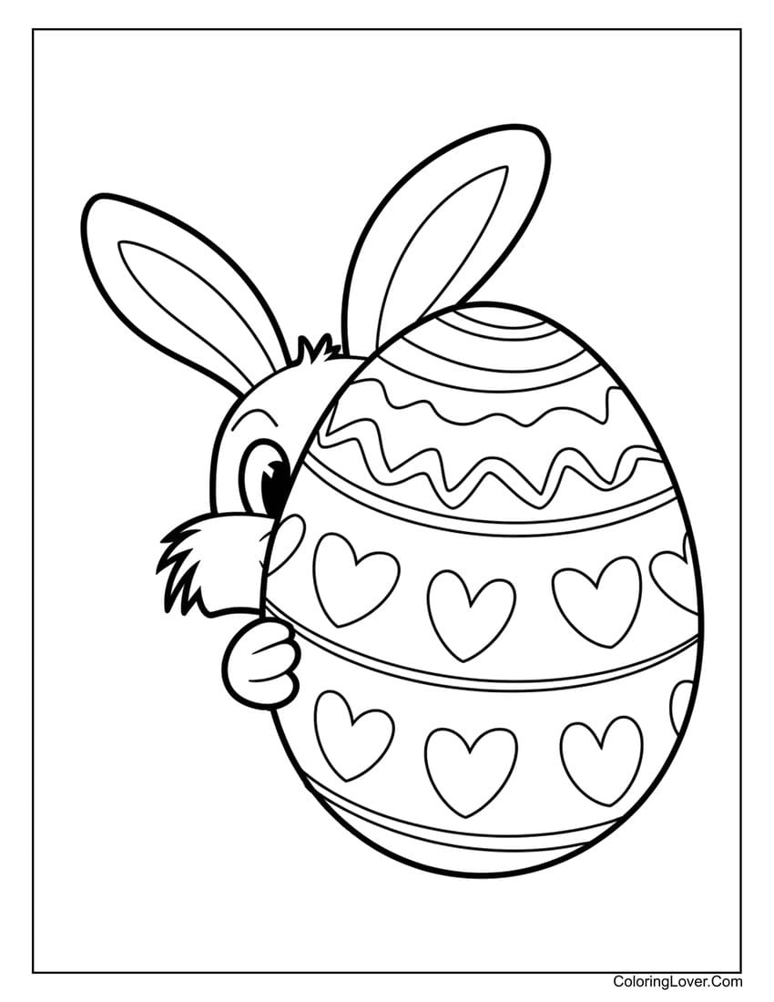 57 Easter Coloring Pages Printables Egg Bunny And More 