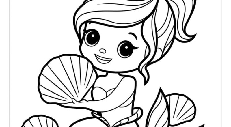 57 Mermaid Coloring Pages Free Printables For All Ages