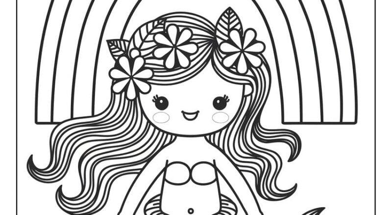 57 Mermaid Coloring Pages Free Printables For All Ages