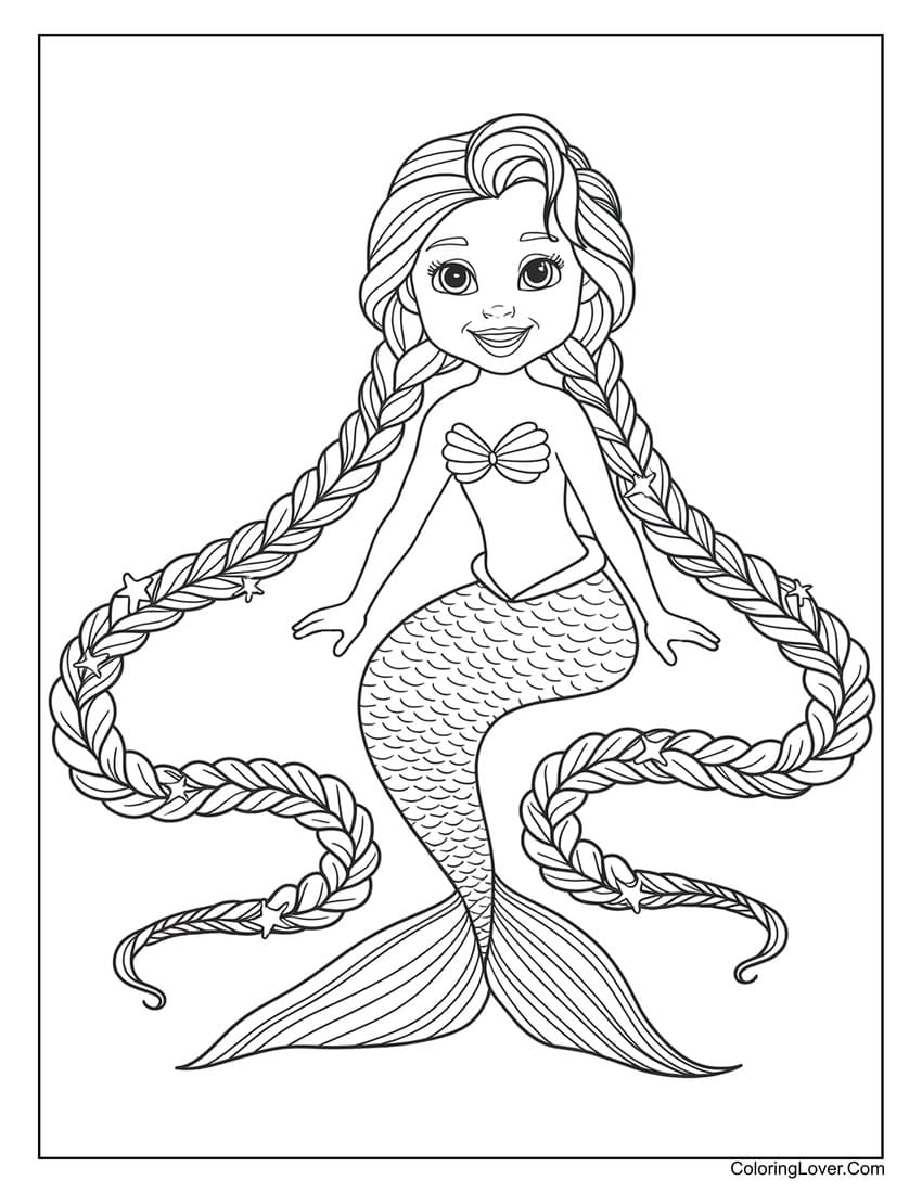 coloring pages mermaid coloring pages mermaid