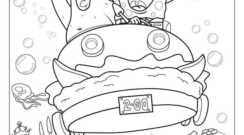 58 SpongeBob Coloring Pages Free PDF Printables