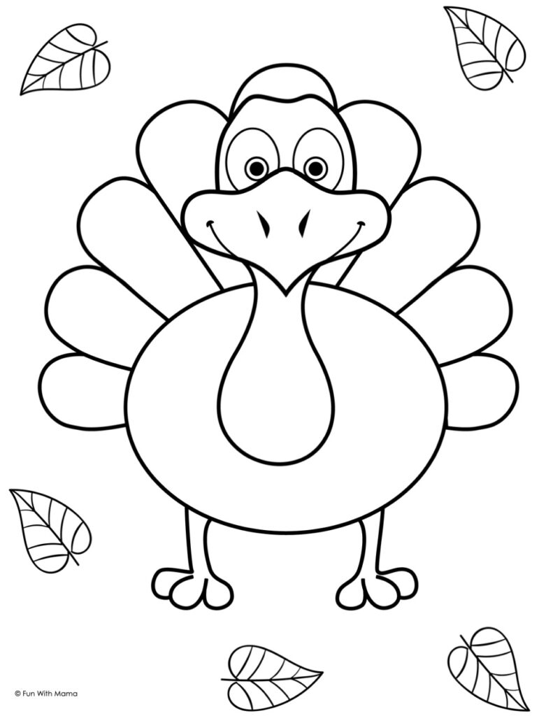 6 Free Turkey Coloring Pages Fun With Mama 6 Free Turkey Coloring Pages Fun With Mama