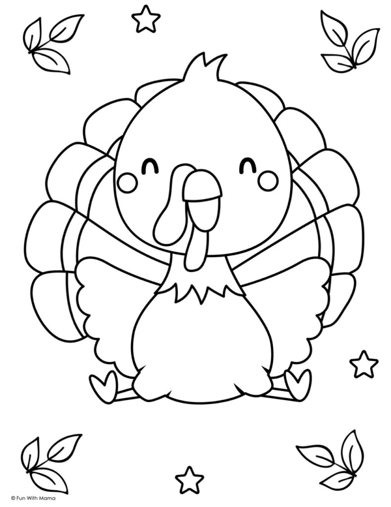 turkey coloring pages