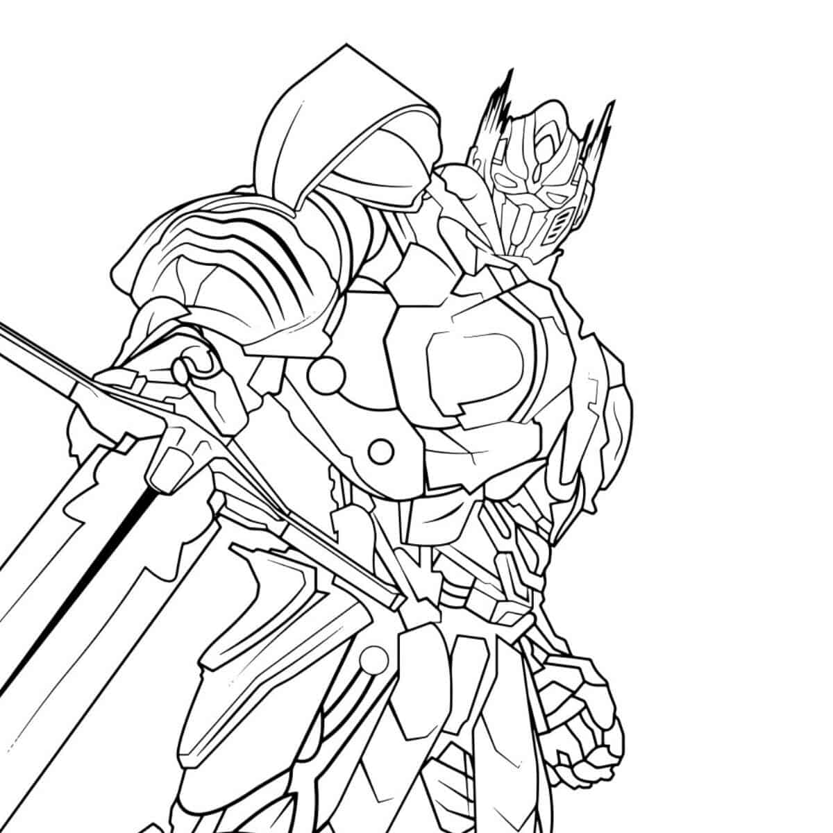 transformers coloring pages