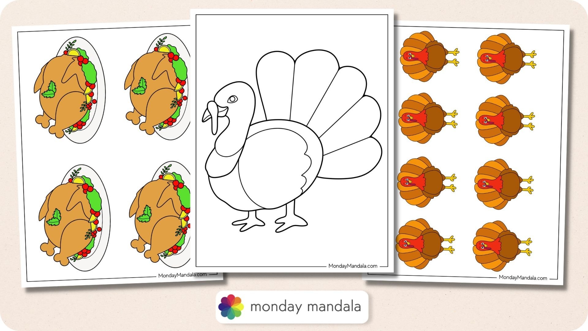 62 Turkey Templates Free PDF Printables 