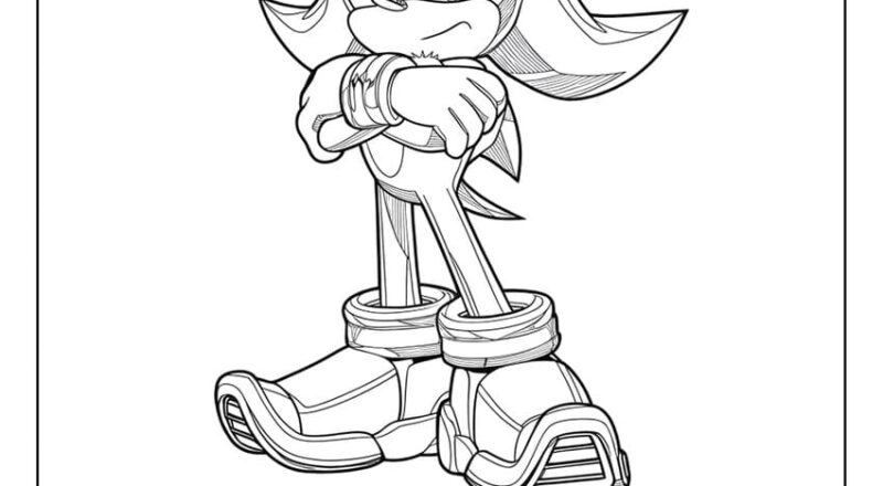 64 Sonic Coloring Pages Free Printables For All Ages