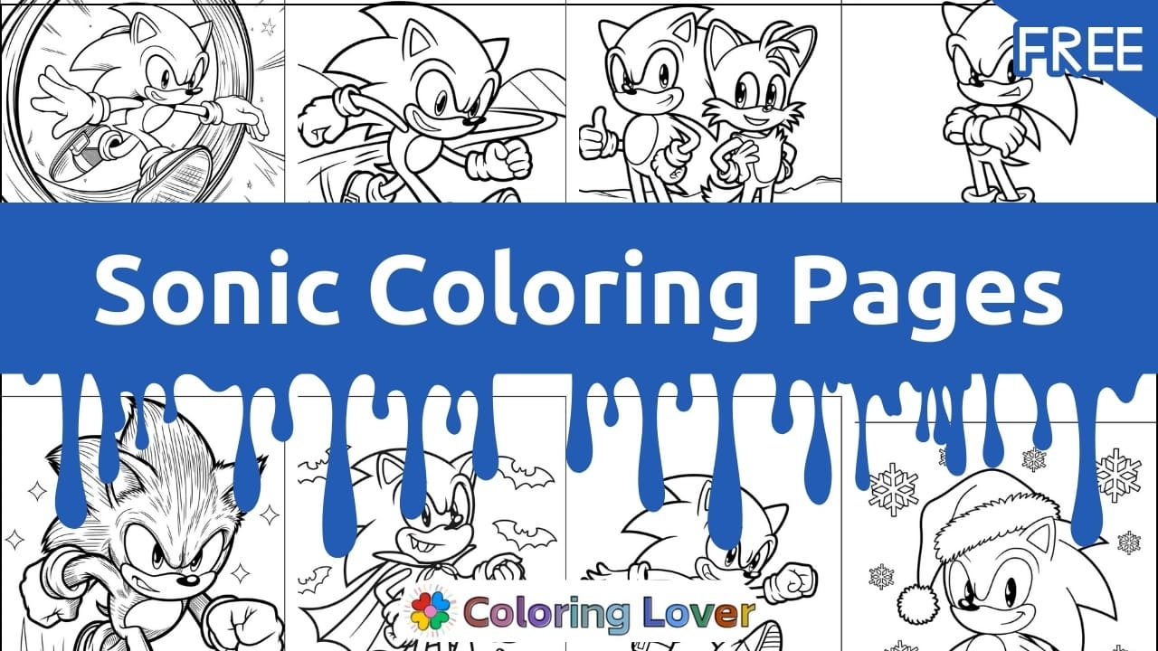 sonic printable coloring pages sonic printable coloring pages